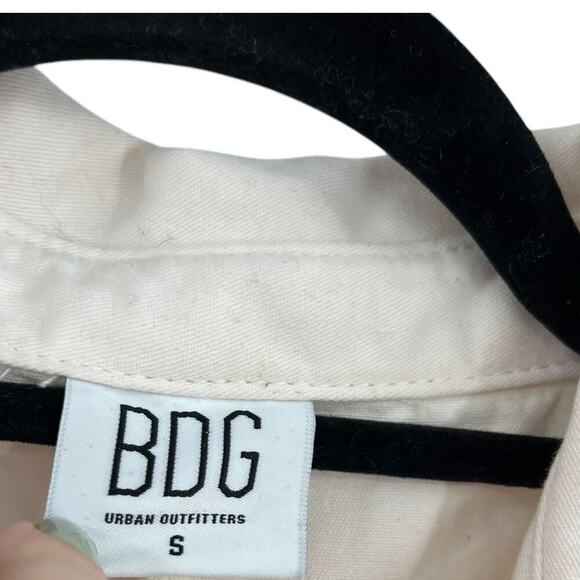 Urban Outfitters BDG Take Flight Jumpsuit Coverall Short Sleeve Cream Size Small - Picture 8 of 10